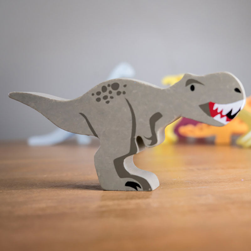 Tender Leaf Toys 8 Wooden Dinosaurs T Rex