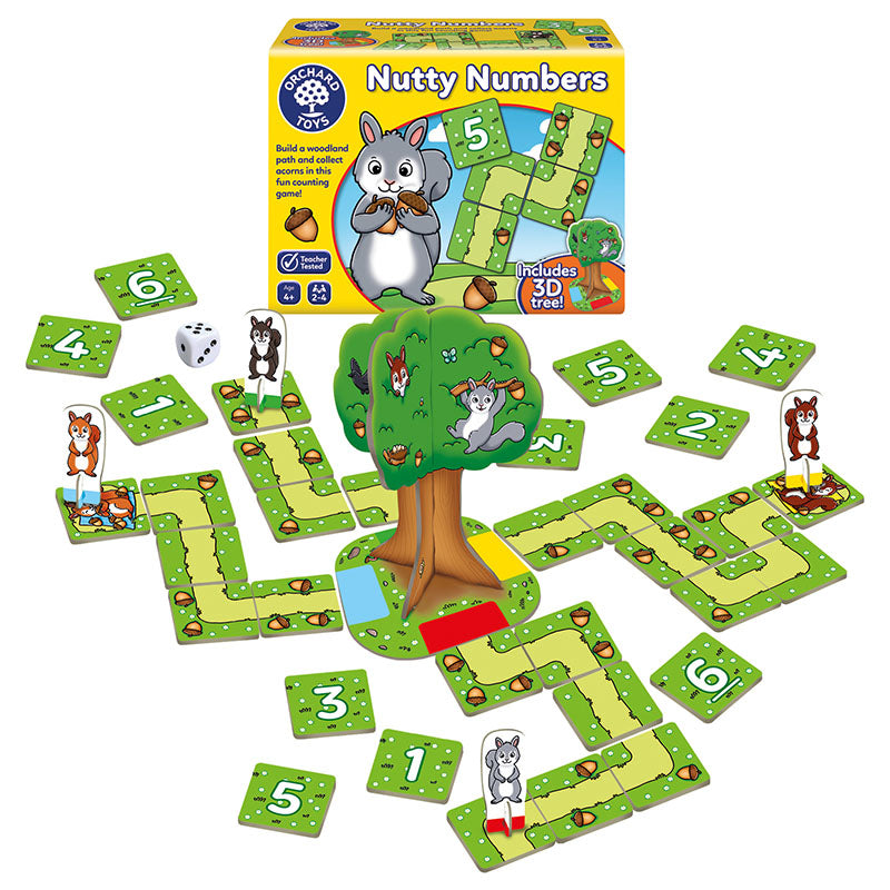 Orchard Toys Nutty Numbers Counting Game 2