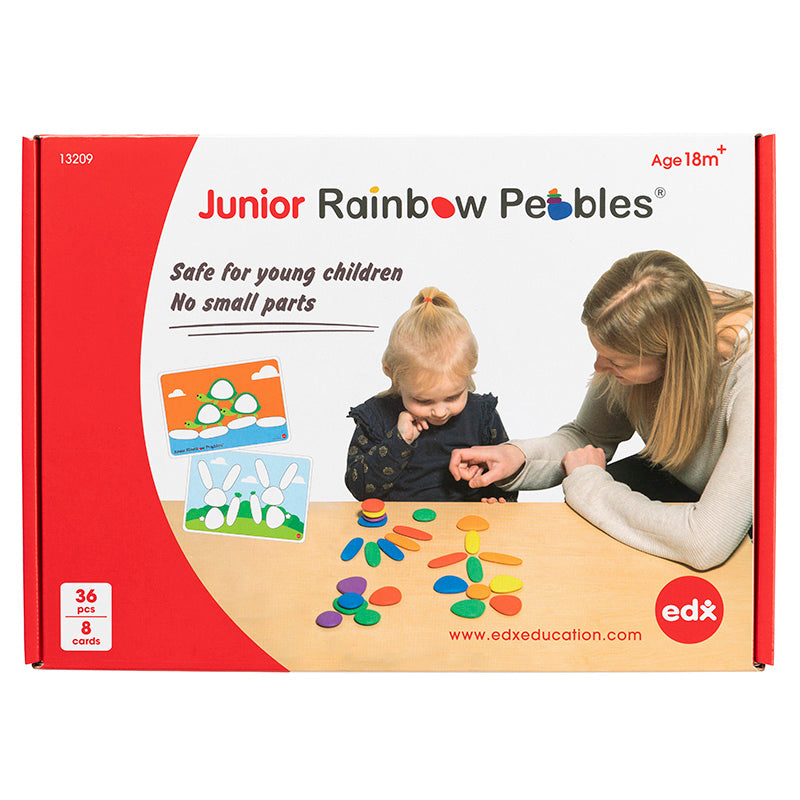 Junior Rainbow Pebbles Activity Set - 36 Pebbles