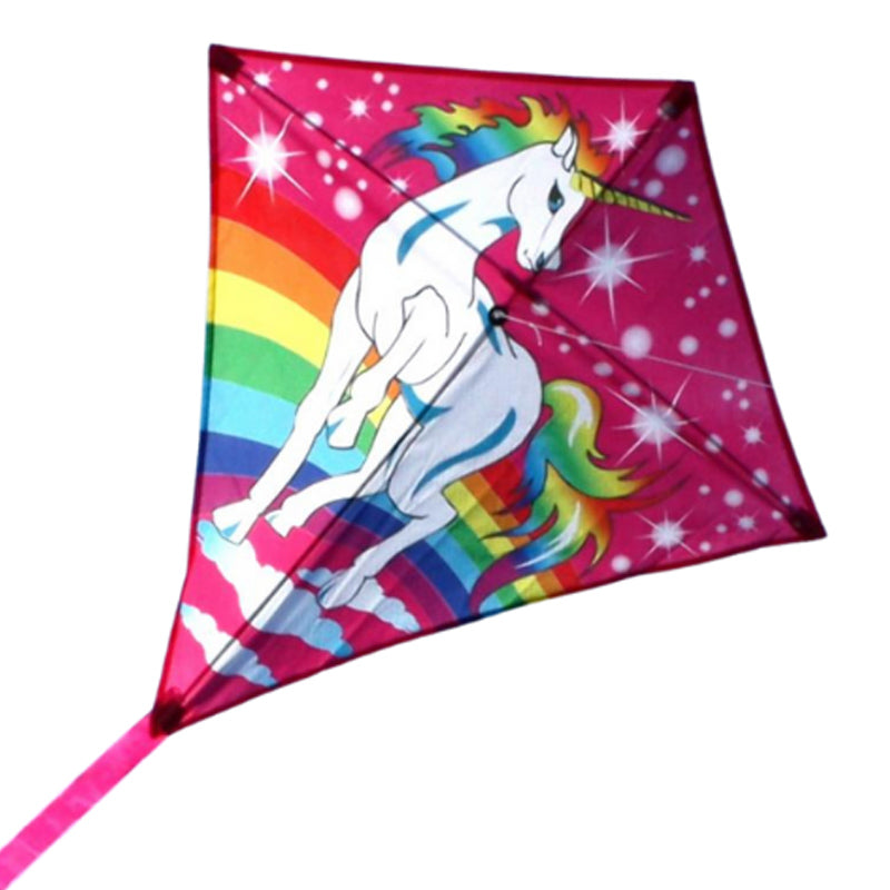Windspeed Kites Unicorn Diamond Kite White