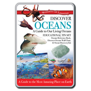North Parade Publishing Discover Oceans Educational Tin Set