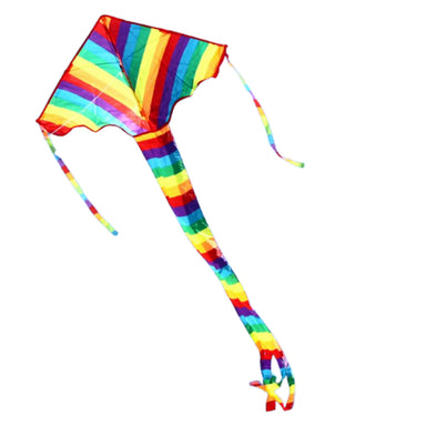 Windspeed Kites Rainbow Delta Kite White