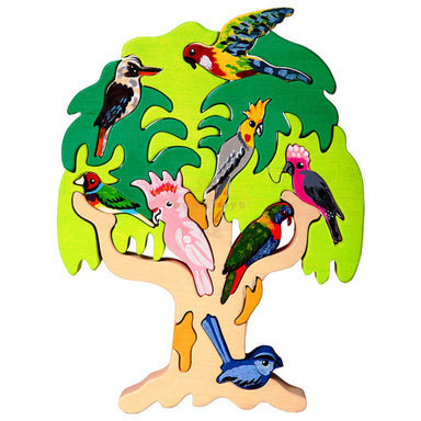 Fauna Australian Bird Tree Puzzle