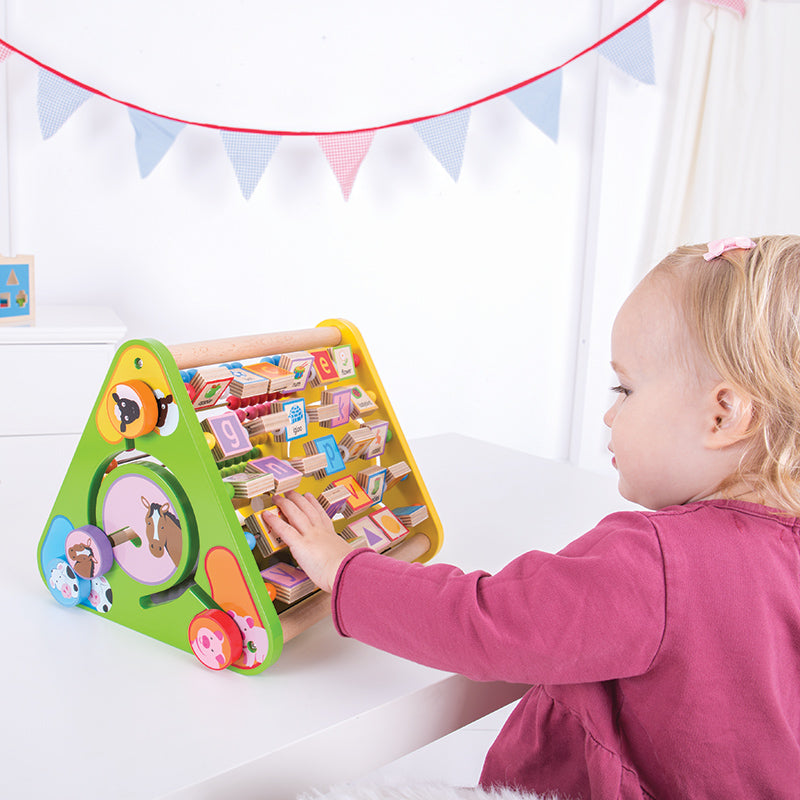 Bigjigs Triangular Activity Centre Letter Blocks