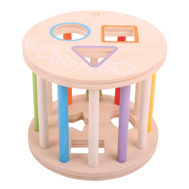 Bigjigs Rolling Shape Sorter no Shapes