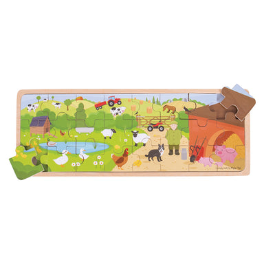 Bigjigs On the Farm Puzzle Pieces Out