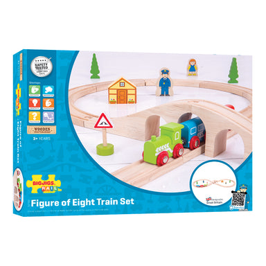 Bigjigs Figure of Eight Train Set Box