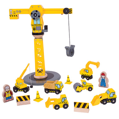 Bigjigs Big Crane Construction Set