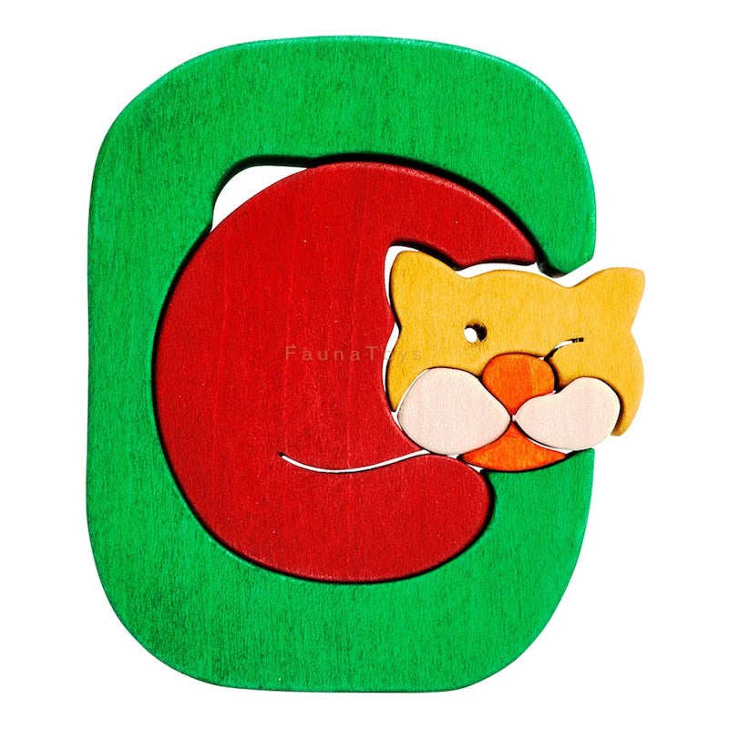 Fauna C for Cat Letter Puzzle