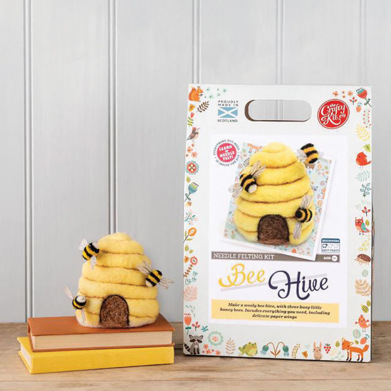 Crafty Kit Co Bee Hive Felting Kit Packaging