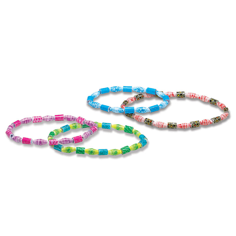4M Green Science Recycled Paper Beads Bracelets