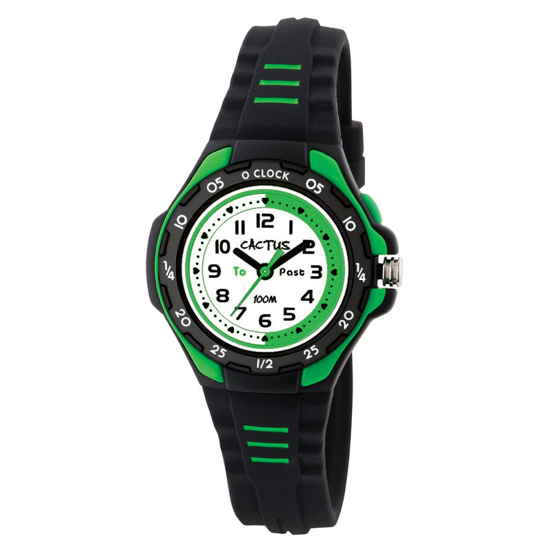 Cactus Watches Time Teacher Black 100m Watch
