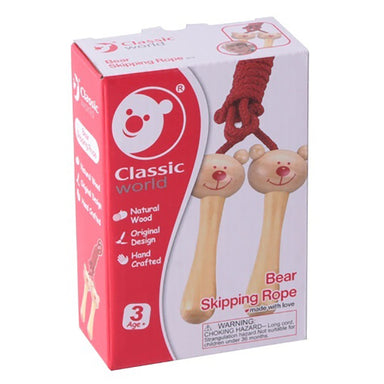Classic World Bear Skipping Rope Front Box