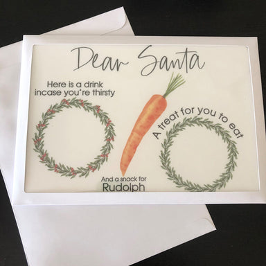 Inspired Wholesale Christmas Snack Plate - Santa Envelope