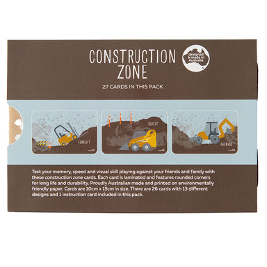 Two Little Ducklings Construction Zone Snap & Memory Game Back Cover