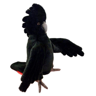 Hansa Black Cockatoo Puppet 49cm