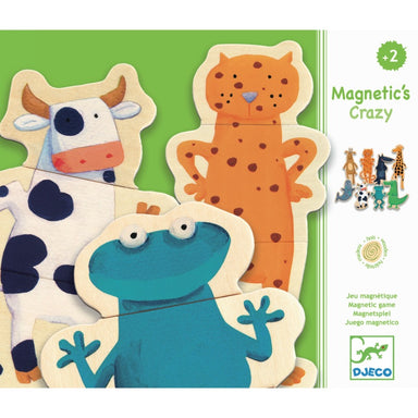 Djeco Magnetic Crazy Animal Set Packaging