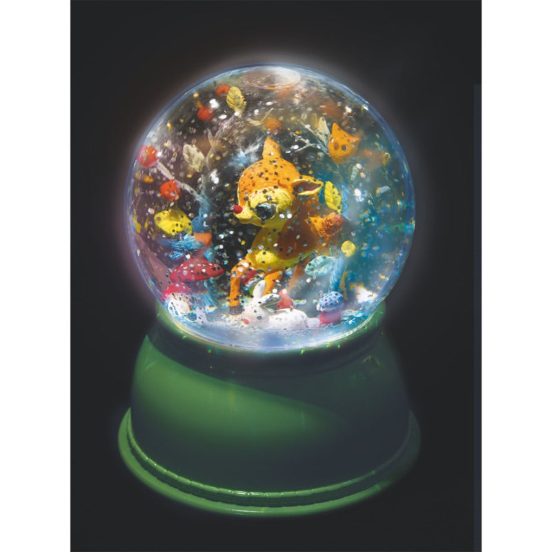 Djeco Fawn Night Light Snow Globe Dark