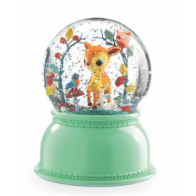 Djeco Fawn Night Light Snow Globe 