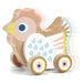 Djeco BabySing Hen on Wheels Moving