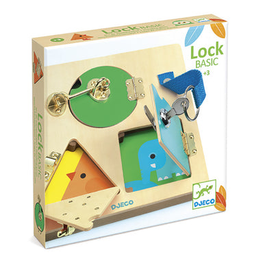 Djeco Lock Basic Wooden Puzzle Box