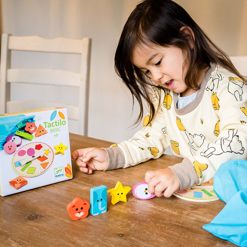 Djeco Tactilo Basic Wooden Game Girl