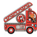 Djeco Tap Tap Vehicles Fire Engine