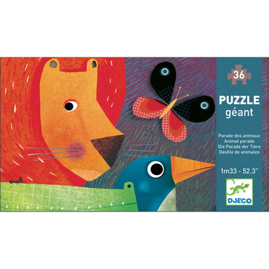 Djeco Animal Parade 36pc Giant Puzzle Packaging