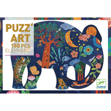 Djeco Puzzle Art Elephant 150 Pieces Packaging