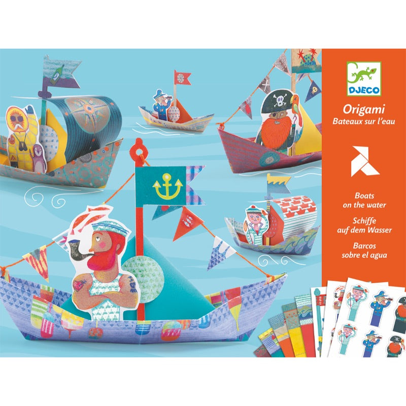 Djeco Origami Floating Boats Craft Kit Cover
