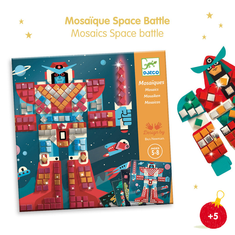 Djeco Space Battle Mosaic Kit 2