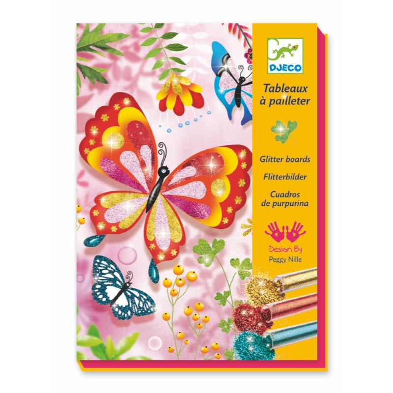 Djeco Glitter Boards Butterflies