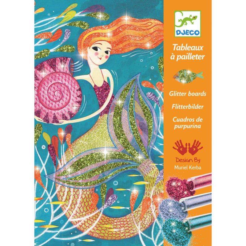 Djeco Glitter Boards Mermaid