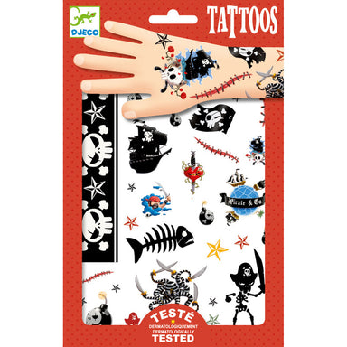 Djeco Pirates Tattoos Packet