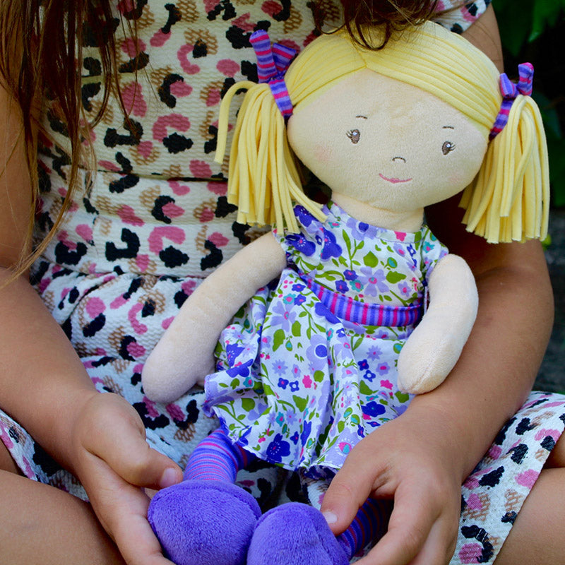 Bonikka Peggy Dames Doll with Blonde Hair Lap