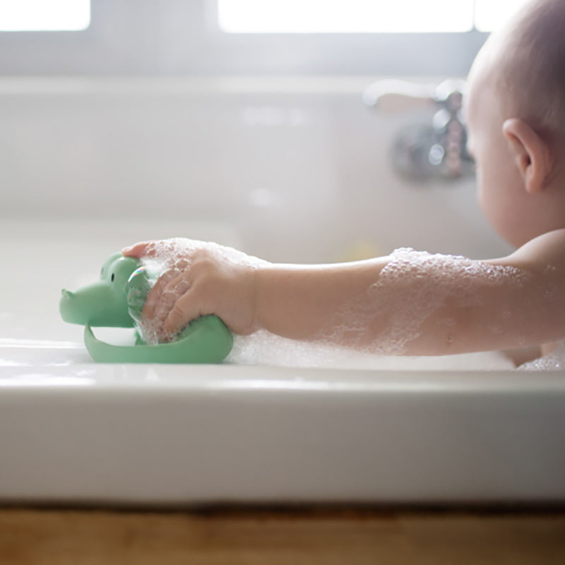 Tikiri Rubber Crocodile Sealed Baby Toy Bubbles