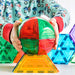 Learn & Grow Magnetic Tiles Dome Pack Set 18pc Hands