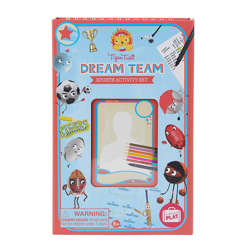 Tiger Tribe Dream Team Sports Activity Set Front Cover