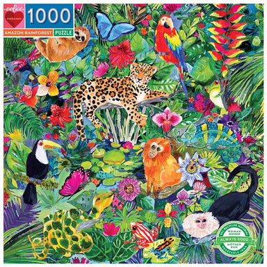 eeboo Amazon Rainforest 1000 Piece Puzzle