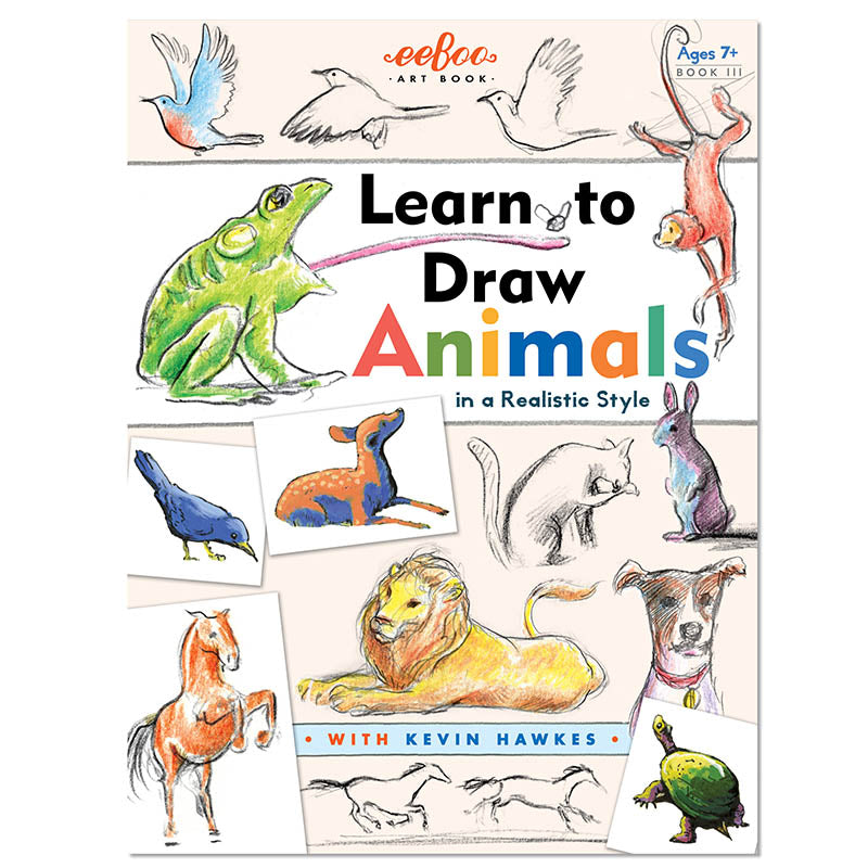 Eeboo Learn to Draw Animals Cover