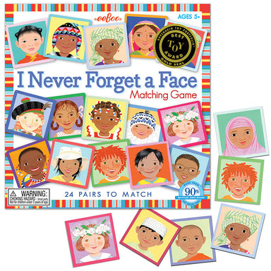 Eeboo I Never Forget A Face Matching Game 2