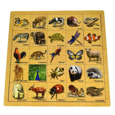 KaperKidz Matching Puzzle Animal Skin Complete