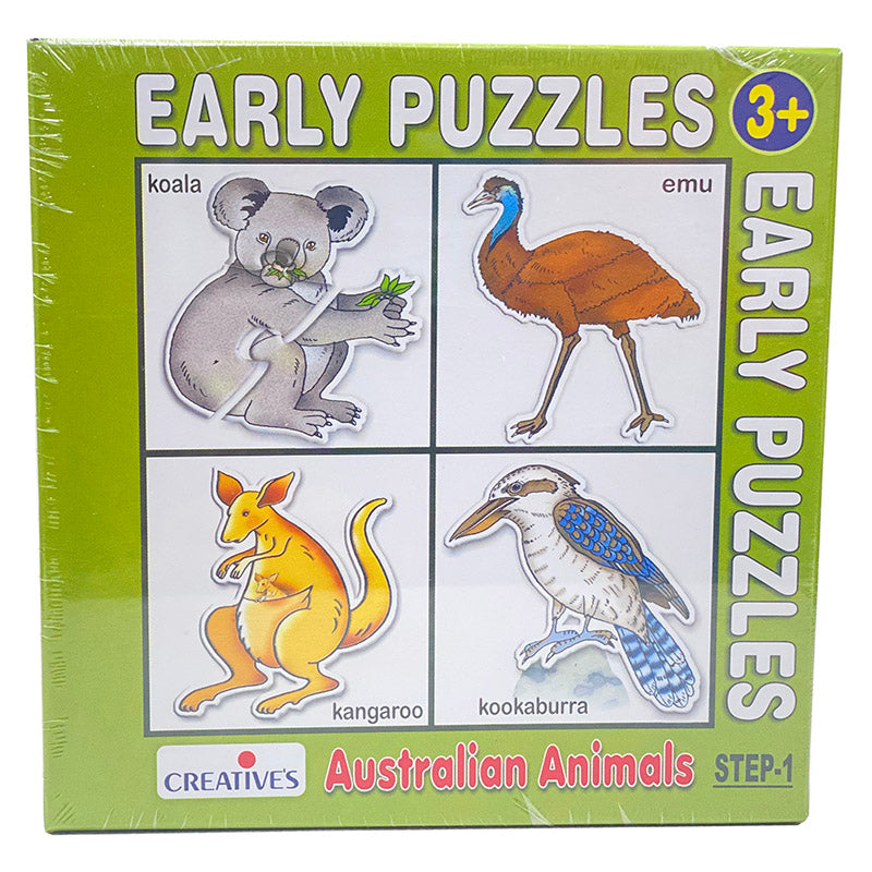 Creatives Early Puzzles Australian Animals Front