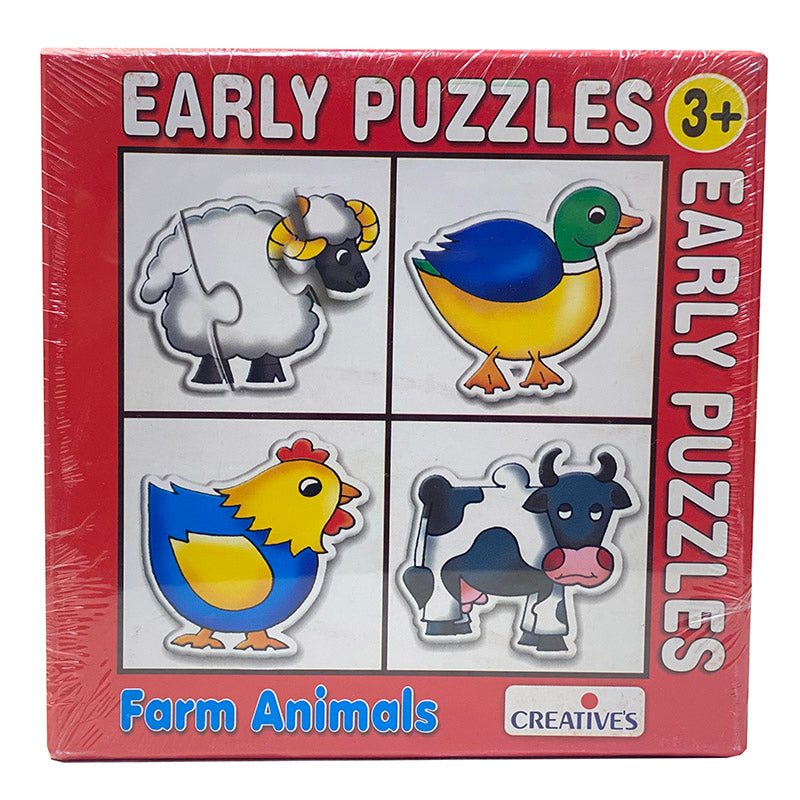 Creatives Early Puzzles Farm Animals Front