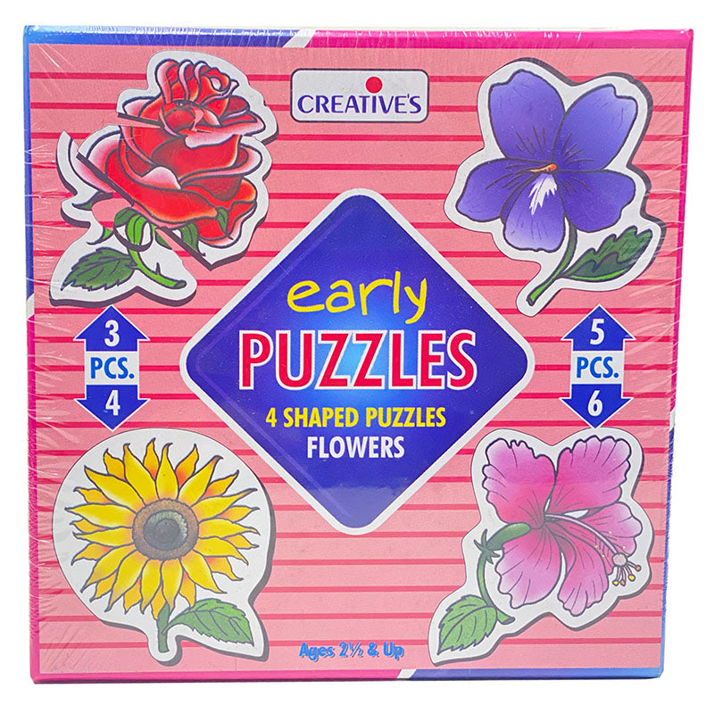 Creatives Early Puzzles Flowers Front