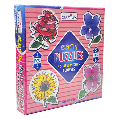 Creatives Early Puzzles Flowers Side