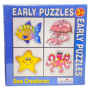 Creatives Early Puzzles Sea Creatures Front