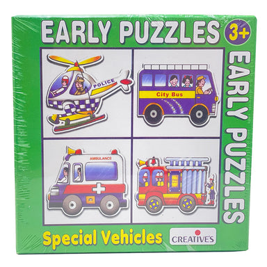 Creatives Early Puzzles Special Vehicles Front