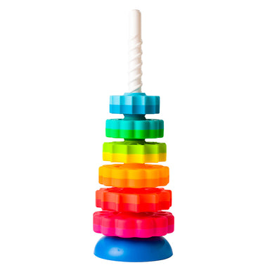 Fat Brain Toys Spin Again Stacking Toy