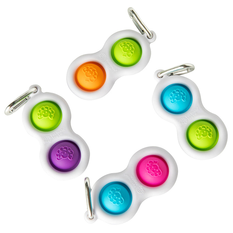 Fat Brain Toys Simpl Dimpl Keychain 4 colours